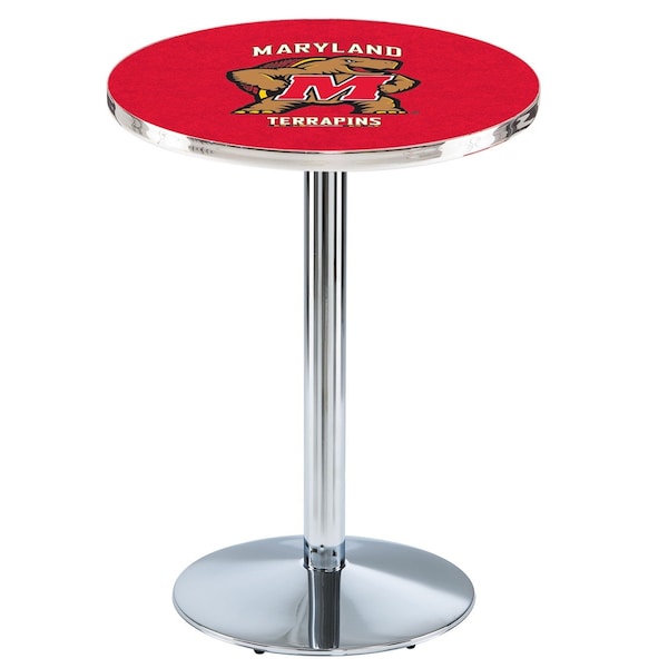 42" Chrome Maryland Pub Table